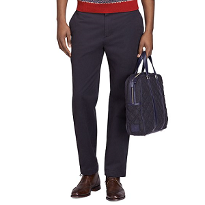 Milano Fit Vintage-Finish Chinos - Black